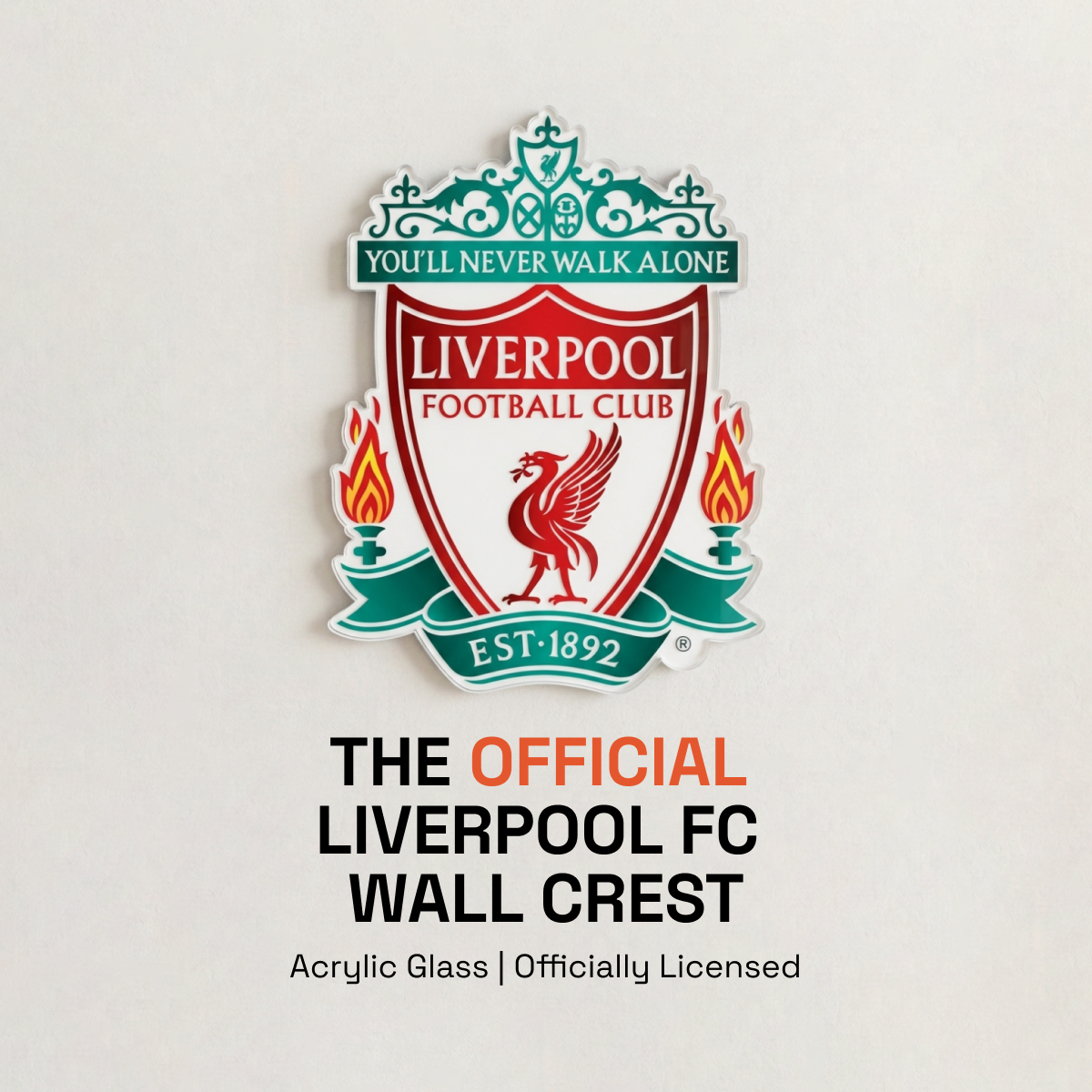 Liverpool Acrylic Wall Crest