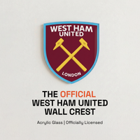 West Ham United Acrylic Wall Crest