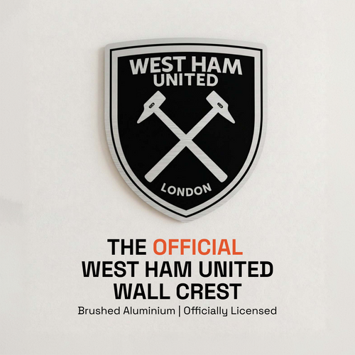 West Ham Aluminium Wall Crest