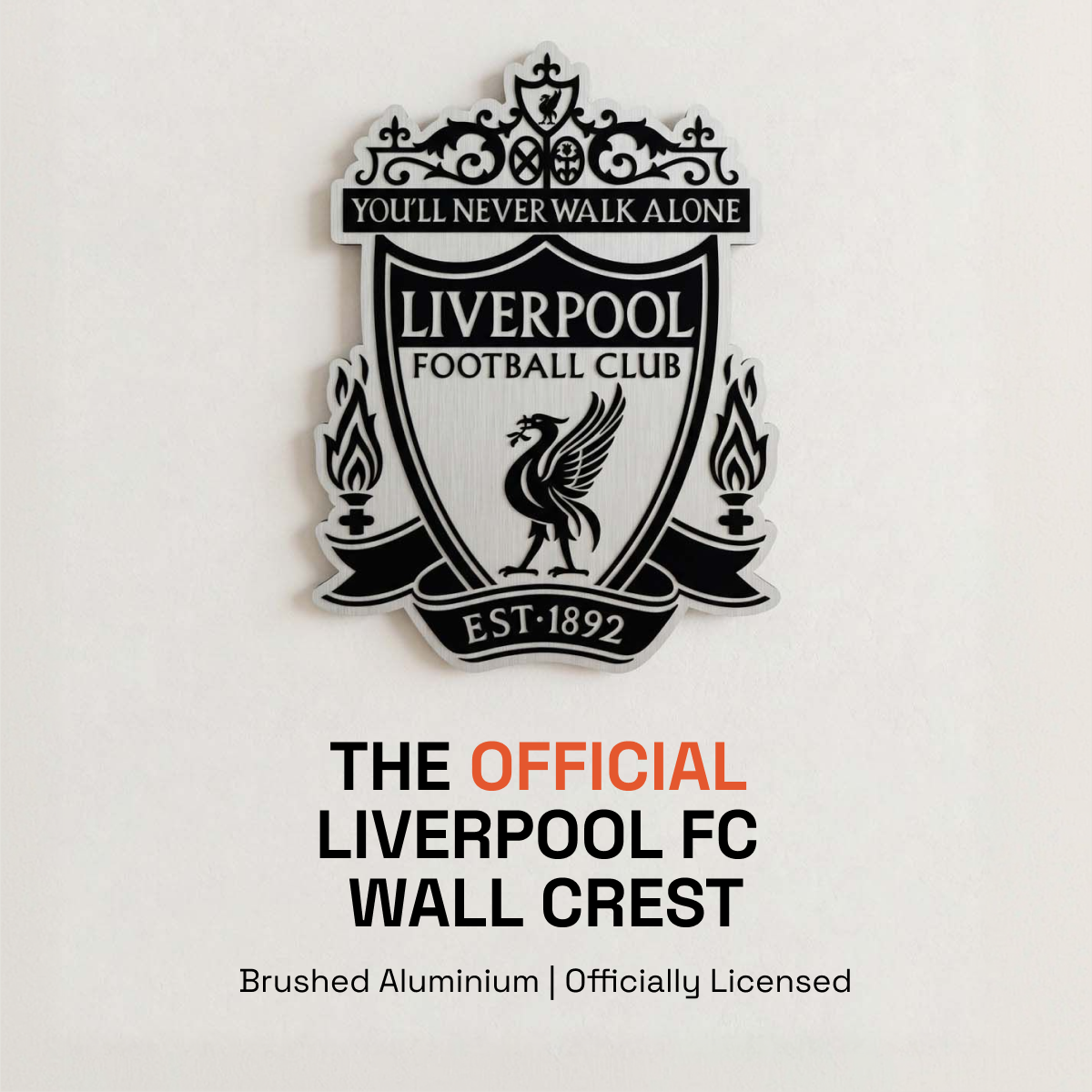 Liverpool Aluminium Wall Crest
