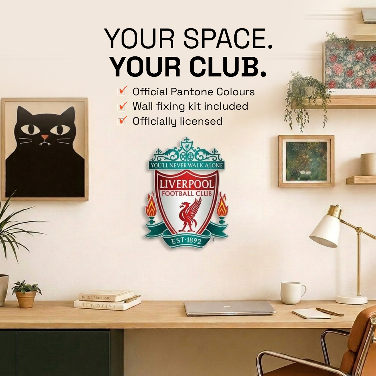 Liverpool Acrylic Wall Crest