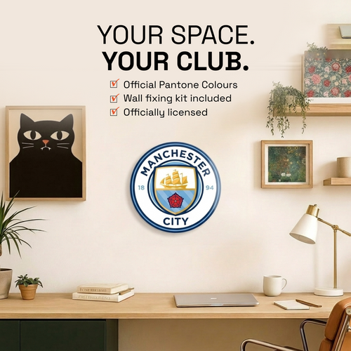 Manchester City Acrylic Wall Crest