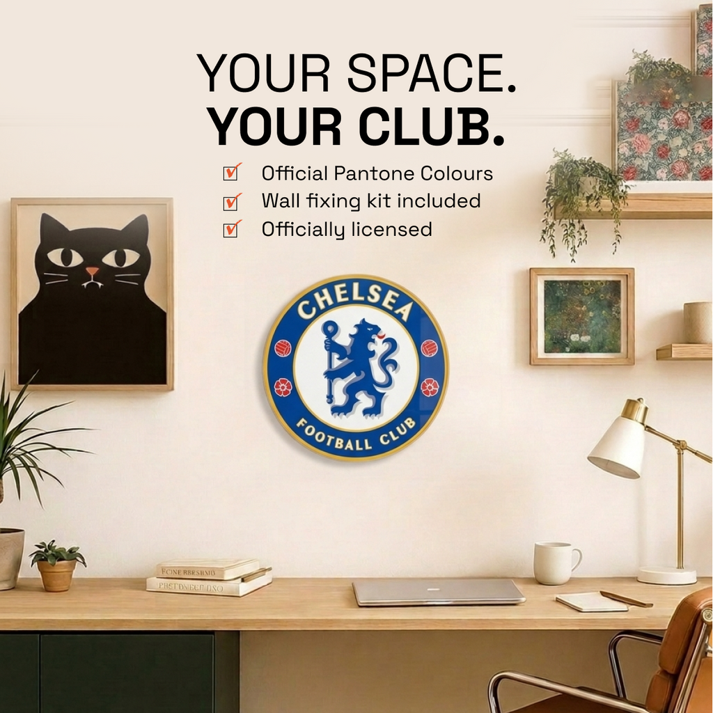 Chelsea FC Acrylic Wall Crest