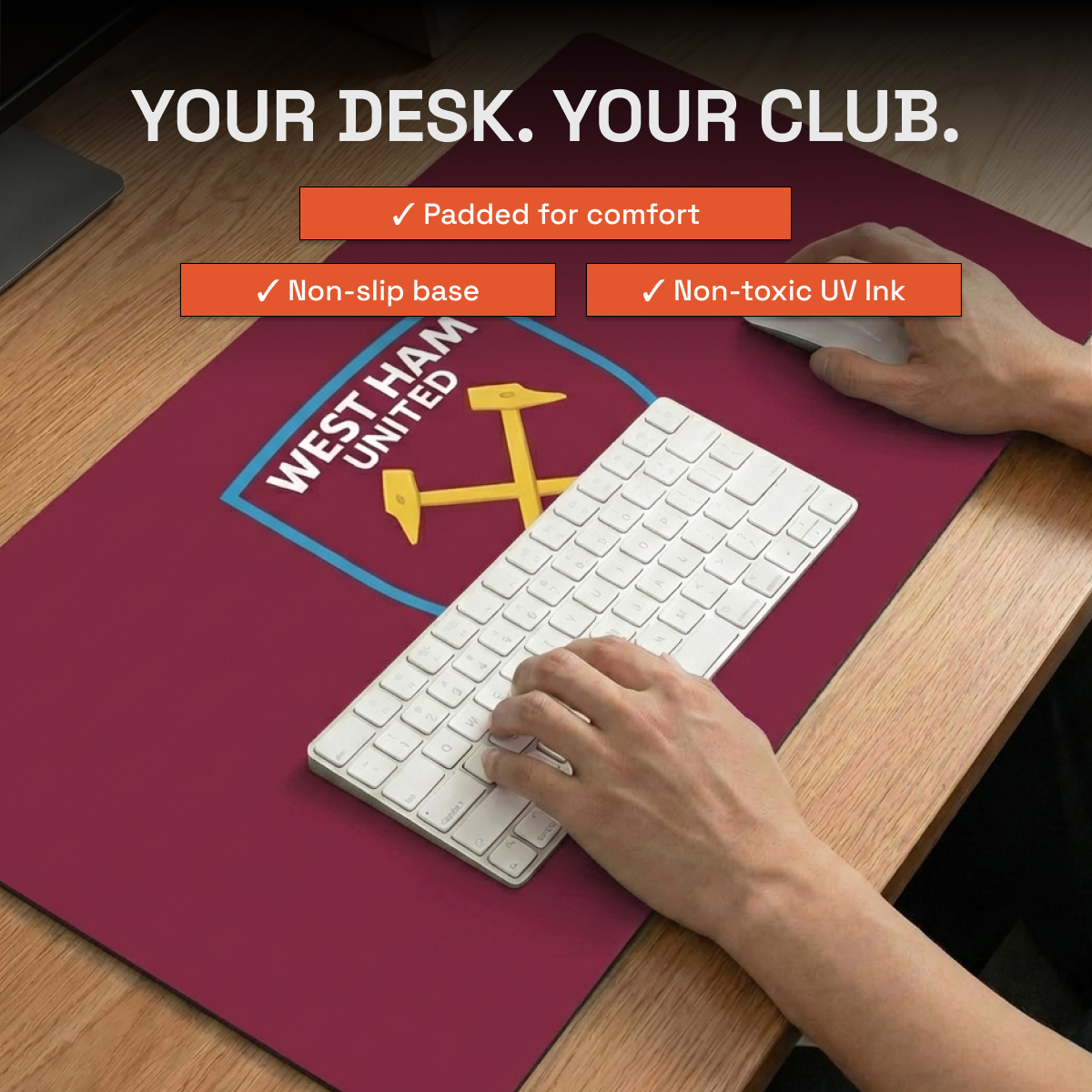 West Ham Desk Mat