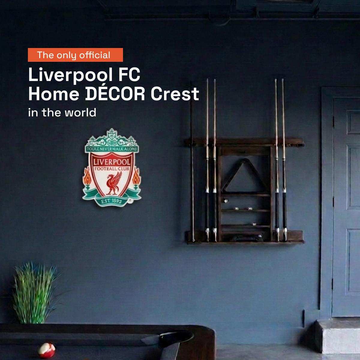 Liverpool Acrylic Wall Crest