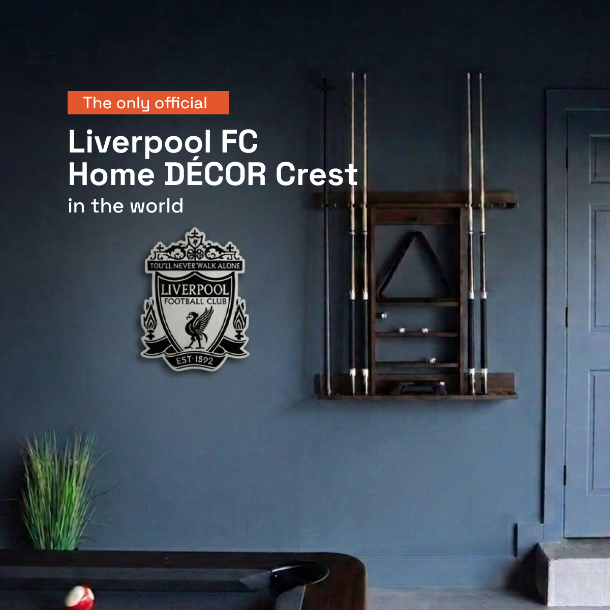 Liverpool Aluminium Wall Crest