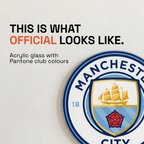 Manchester City Acrylic Wall Crest