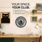Manchester City Aluminium Wall Crest