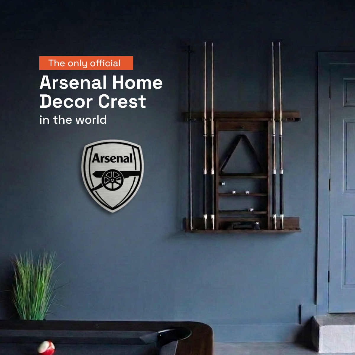 Arsenal Aluminium Wall Crest