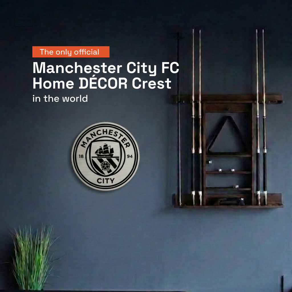 Manchester City Aluminium Wall Crest