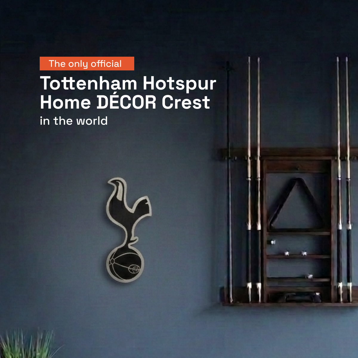 Tottenham Hotspur Aluminium Wall Crest