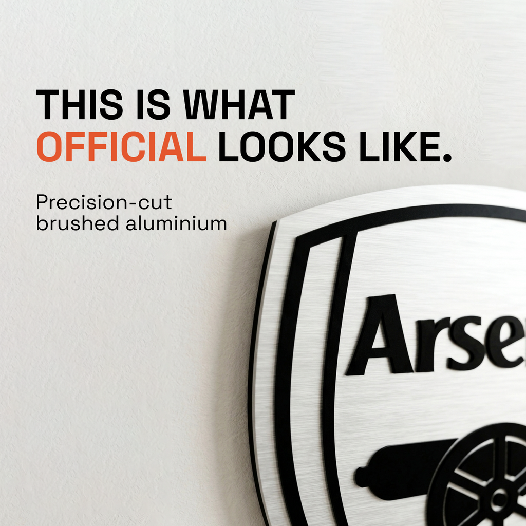 Arsenal Aluminium Wall Crest