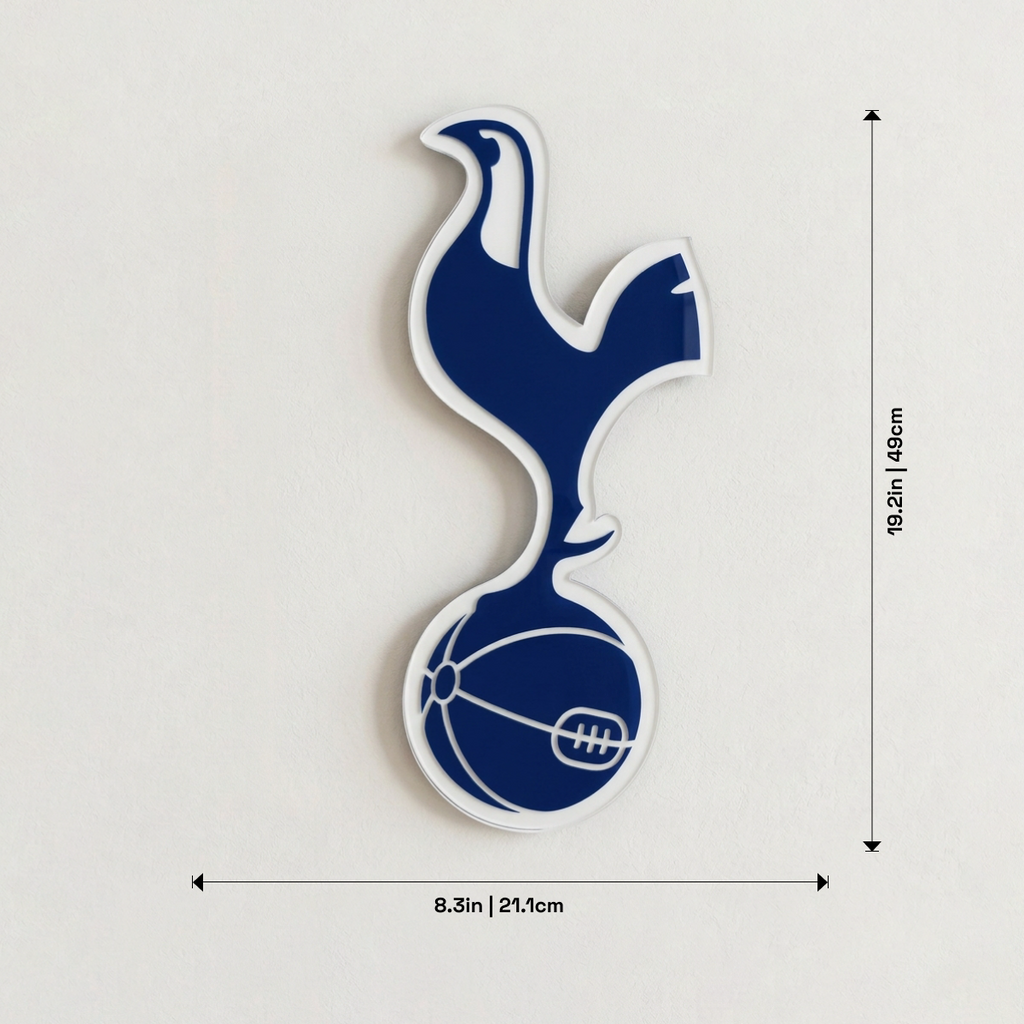 Tottenham Hotspur Acrylic Wall Crest