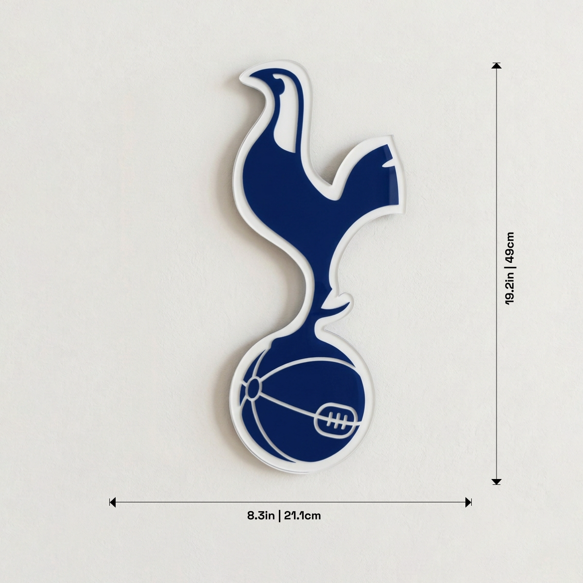 Tottenham Hotspur Acrylic Wall Crest