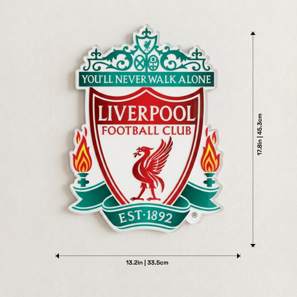 Liverpool Acrylic Wall Crest