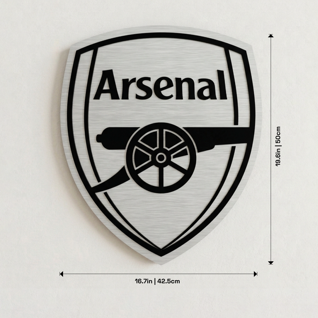 Arsenal Aluminium Wall Crest